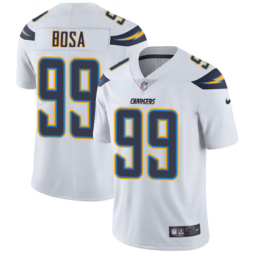 Nike Chargers #99 Joey Bosa White Men's Stitched NFL Vapor Untouchable Limited Jersey - Click Image to Close